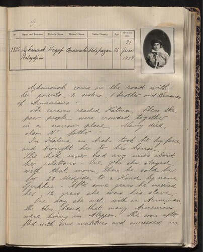 Aleppo Rescue Home Admissions Records (1801–1900), 1929–1930