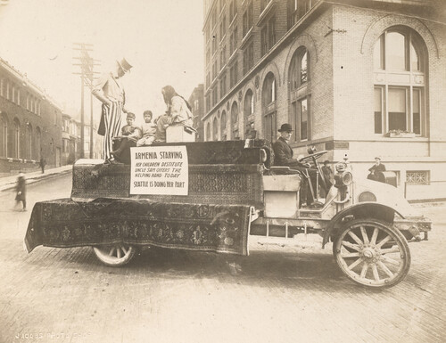 Truck used in fundraising drive in the US