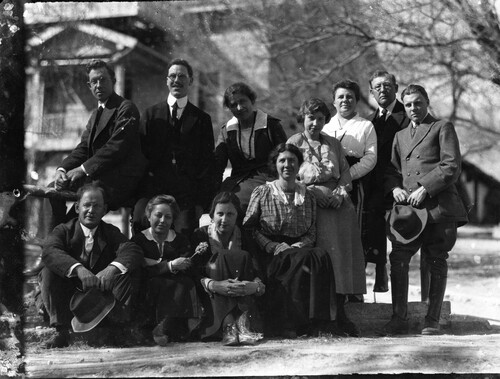 NER and missionary staff group portrait, Marash