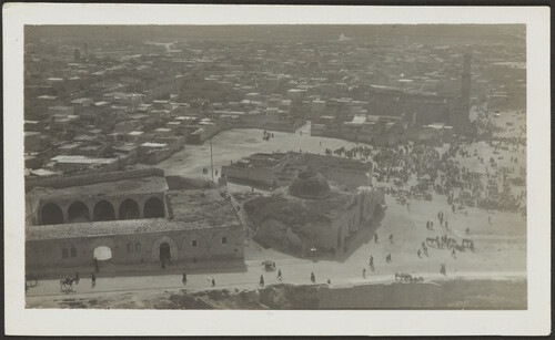 Citadel plaza and surrounding buildings, Aleppo