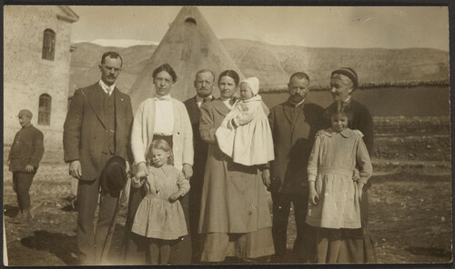 Western family, possibly relief workers or missionaries, Marash