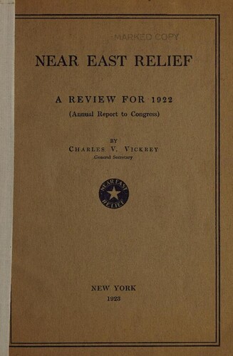 NER Report to Congress, 1922
