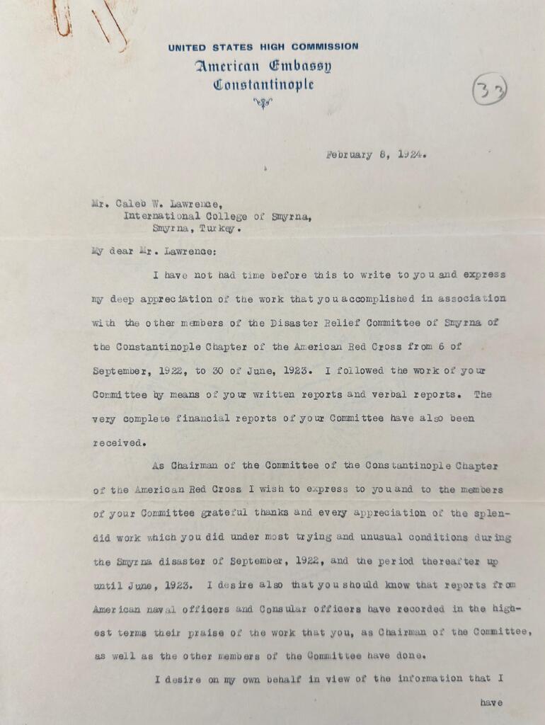 Bristol commends Lawrence's SDRC chair, Feb 6, 1924
