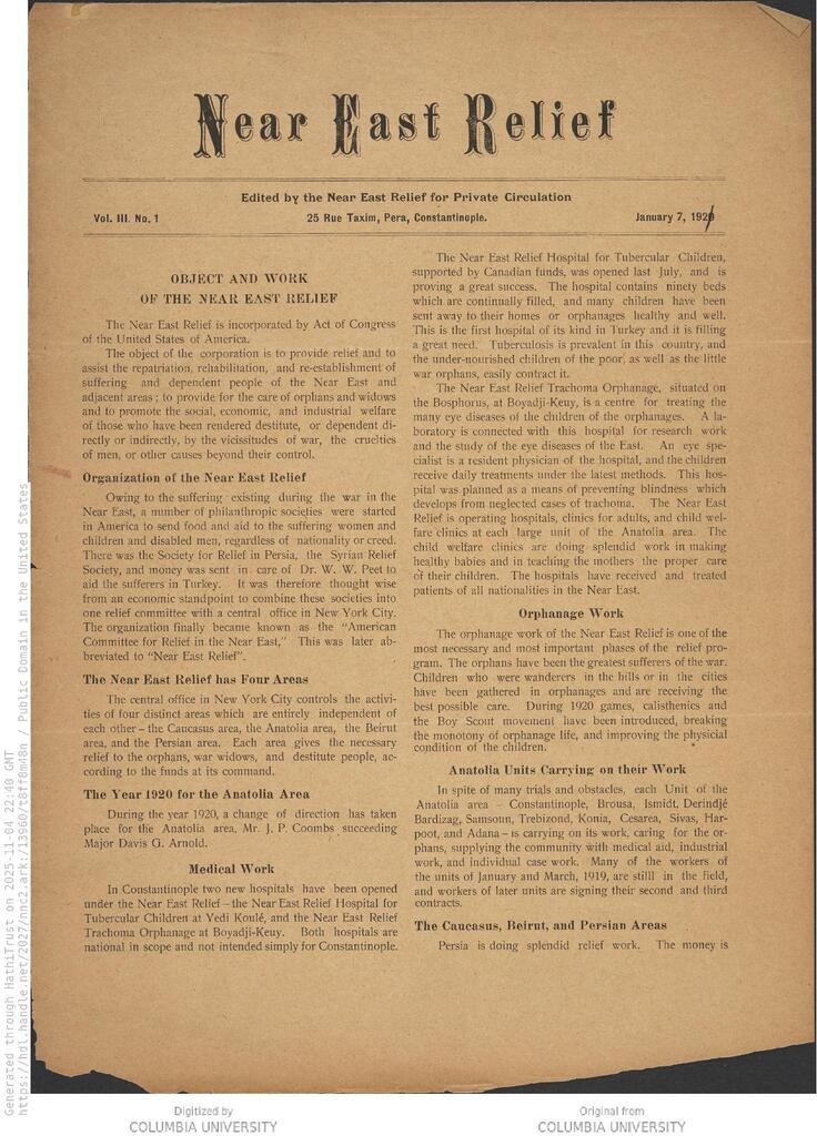 NER defines its work and counts supplies. NER Weekly, 7 Jan 1921.
