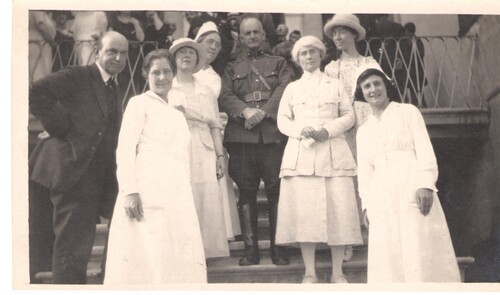 The hospital opens with the Greek general present. Ismid, 30 May 1921.